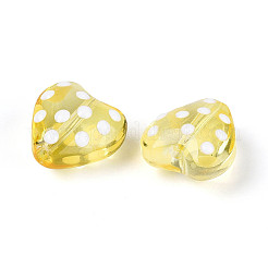 Нити прозрачных бусин из стеклянной эмали&nbsp;GLAA-N061-10A