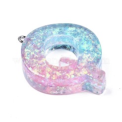 Подвески из прозрачной эпоксидной смолы&nbsp;CRES-S364-002Q