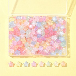 200 шт. Светящиеся акриловые бусины MACR-FS0001-78