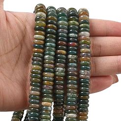 Природного индийского агата бисер нитей&nbsp;G-G329-A05-3x8mm