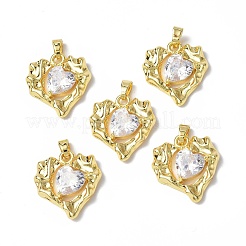 Латунные микро проложить кубического циркония подвески&nbsp;KK-P223-51G-03