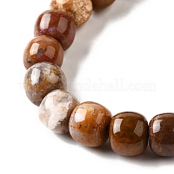 Натуральная красная радуга бусины из яшмы G-U023-B02-03