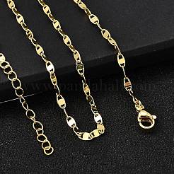 Ожерелья звенья цепи латуни&nbsp;NJEW-M108-06G