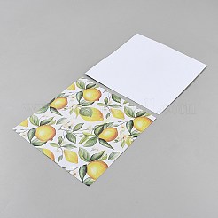 24 шт. 12 стиля блокнотов для скрапбукинга с лимонной тематикой&nbsp;DIY-WH20013-42