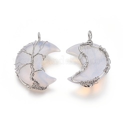 Кулоны с опалитовым деревом жизни G-L520-E05-P