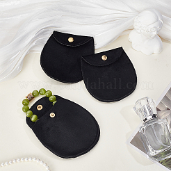 14 шт. бархатные мешочки для хранения украшений с кнопками&nbsp;ABAG-GA0001-34B