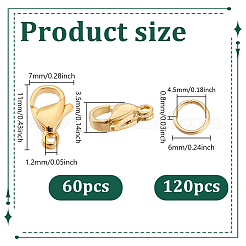 Застежки-карабины из нержавеющей стали 304&nbsp;STAS-PH0019-54G