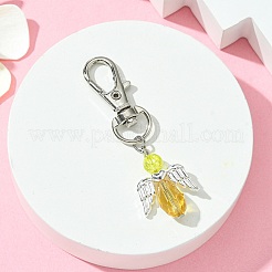 Ангел стеклянный кулон украшение&nbsp;HJEW-JM01557-01