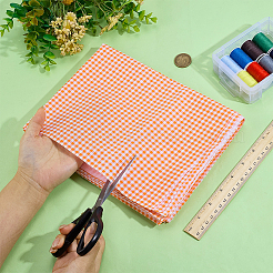 Хлопчатобумажная ткань с рисунком тартан&nbsp;DIY-WH0591-273B