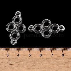 Прозрачные акриловые подвески-коннекторы&nbsp;TACR-G048-38