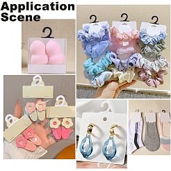 300шт. 3-х цветные пластиковые крючки для носков FIND-NB0002-89