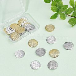 30 шт. 3-цветные подвески из латуни с гальваническим покрытием для защиты окружающей среды&nbsp;KK-FG0001-05