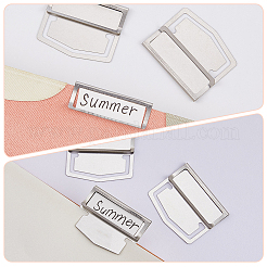 14 шт. закладки из нержавеющей стали для книг с зажимом для страниц&nbsp;AJEW-CP0009-29P