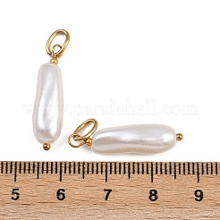 Подвески из АБС-пластика с жемчугом STAS-G357-15G