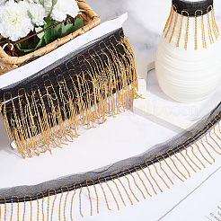 Железная лента со стразами&nbsp;AJEW-WH20048-48G-01