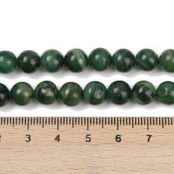 Природные африканские нефритовые бусы пряди&nbsp;G-K091-4mm