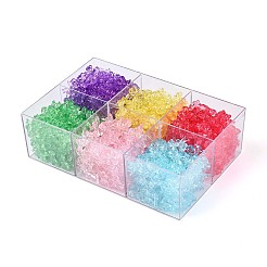 650-700 г 6 цвета прозрачные акриловые бусины OACR-T029-84M