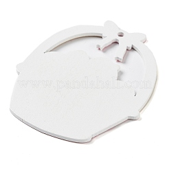 Односторонние деревянные подвески с принтом на пасхальную тему&nbsp;WOOD-M010-03B