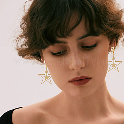 3 пара двухцветных латунных серег-клипс EJEW-FI0002-71