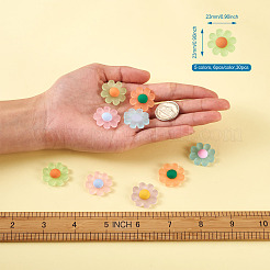 Матовые кабошоны из смолы RESI-TA0001-26