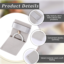 3 шт. прямоугольные бархатные конверты для упаковки TP-BBC0001-10C