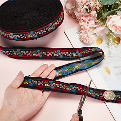 11 ярд поликоттоновой (полиэстер-хлопковой) ленты для вышивки цветов OCOR-GA0001-98A