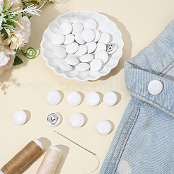 30 шт. пуговицы из искусственной кожи с 1 отверстиями на ножке&nbsp;BUTT-CL0001-01B-02