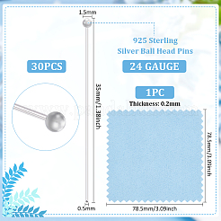925 шариковая головка из стерлингового серебра STER-BC0002-16A