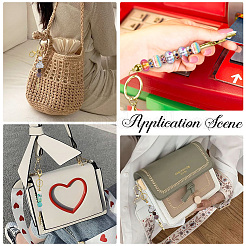 4шт латунный брелок для изготовления ювелирных изделий своими руками&nbsp;KEYC-SC0001-40A