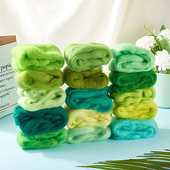 75г 15-х цветная шерстяная ровница для валяния&nbsp;DIY-TA0011-31B