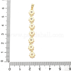 Латунные микро проложить кубического циркония большие кулоны&nbsp;KK-A285-05G
