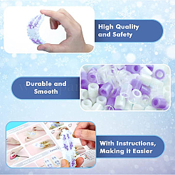 300 г 4 цвета PE diy плавленые бусины стержни для плавления бусин DIY-CA0005-07