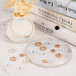 14 шт. 14 стиля латунных подвесных кабошонов и соединительных кабошонов&nbsp;FIND-BY0001-13