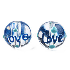 Прозрачные стеклянные бусины GLAA-TAC0010-20