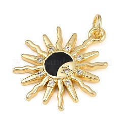 Латунные микро проложить кубического циркония подвески&nbsp;KK-C114-18G-01