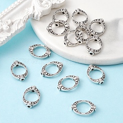 Пончик тибетский стиль рамки сплава шарик&nbsp;TIBEB-YW0001-09