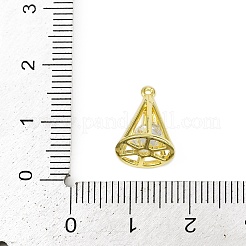 Латунь с подвесками из прозрачного кубического циркония&nbsp;LS-KK-L238-32G