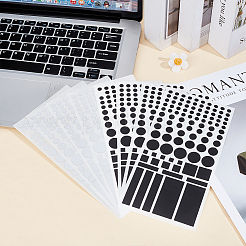 Черно-белые светоотражающие наклейки FIND-BC0014-23B