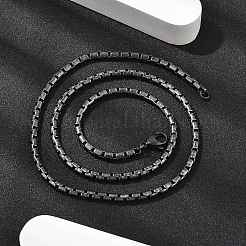 Ожерелья из нержавеющей стали 304 boston link chain для женщин и мужчин&nbsp;NJEW-A033-03F-AS