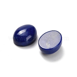 Окрашенные натуральные лазури кабушоны G-K403-07-8x10mm