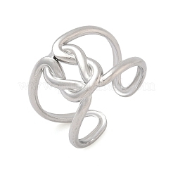 Кольца-манжеты из нержавеющей стали 304 для женщин&nbsp;RJEW-A079-04C-P