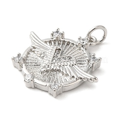 Стойки обшивки латунь микро проложить Циркон подвеску KK-A190-17G