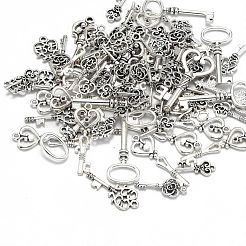 Смешанный тибетском стиле сплава подвески&nbsp;TIBEP-M038-04AS