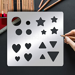 Трафареты для штампов из нержавеющей стали DIY-WH0279-066