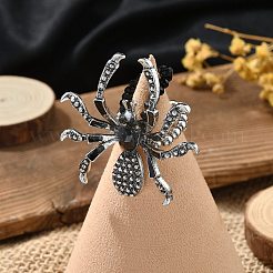 Пластиковые бусины кольца для пальцев&nbsp;LS-RJEW-K387-06AS