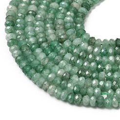 Естественный зеленый авантюрин бисер нитей&nbsp;G-G343-A02-2x4mm