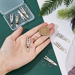 8 комплект из сплава мини-карманный зажим для подвески вешалка для инструментов брелок KEYC-DC0001-20