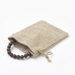 Браслеты из натурального окрашенного сандалового дерева BJEW-JB03843