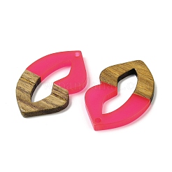 Подвески из смолы и ореха WOOD-I013-04C