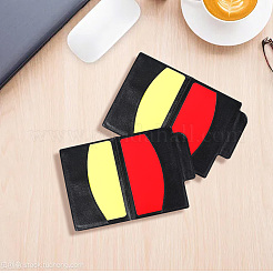 Футбольный арбитр книга из искусственной кожи&nbsp;AJEW-WH20121-15B